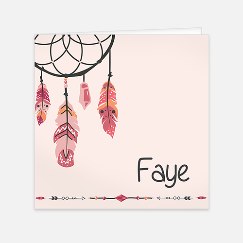 Lortye Geboortjekaartje 034 Faye