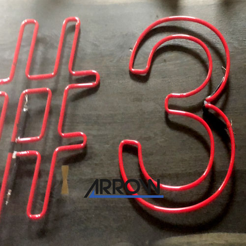 Arrowprint Neon Lightbox