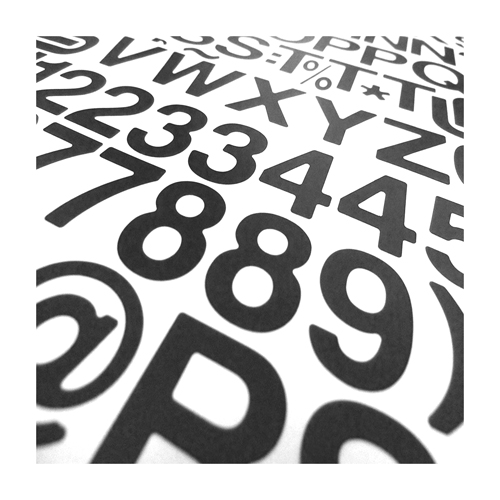 Belettering - Snijletters