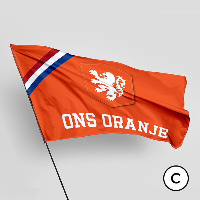 Supporter Vlaggen Nederland