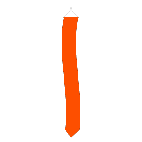 Oranje wimpels